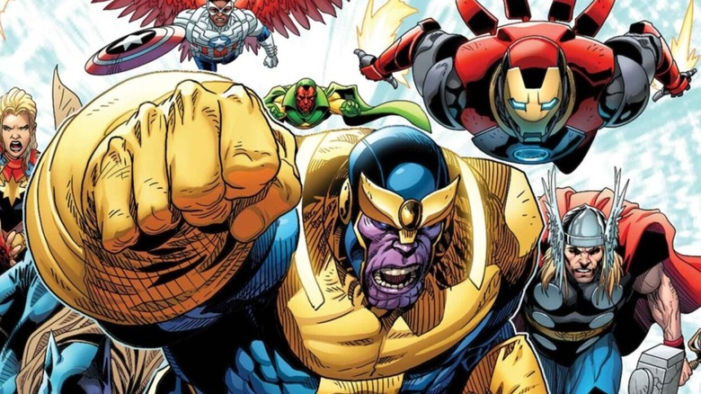 Thanos and the Avengers