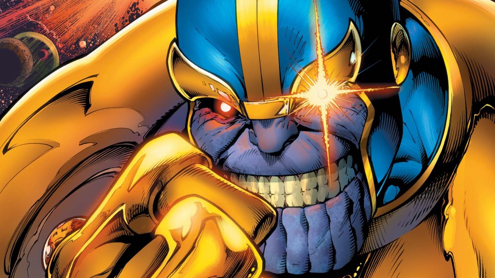 the cover of Avengers Assemble #7 with Thanos