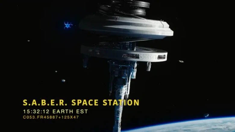 The S.A.B.E.R. station in space