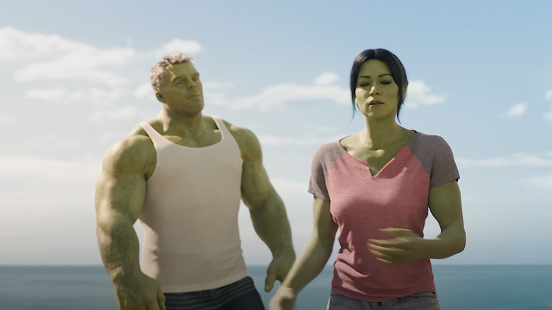 Bruce and Jennifer in Hulk form