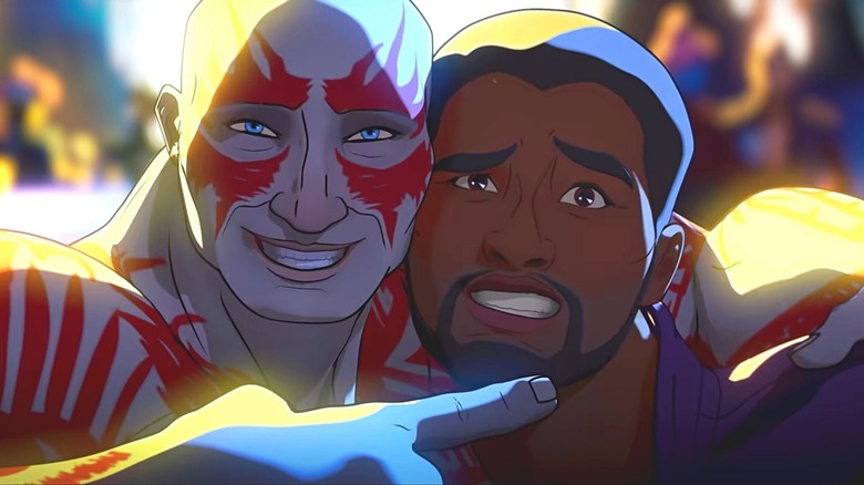 Drax and T'Challa animated