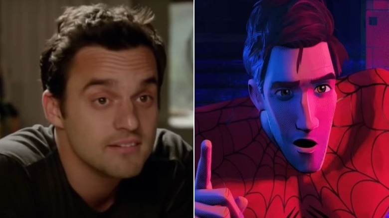 Nick Miller with Spider-Man