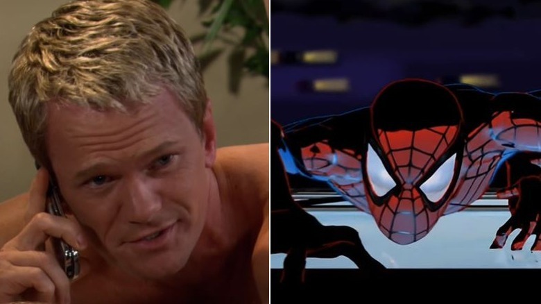 Neil Patrick Harris with Spider-Man