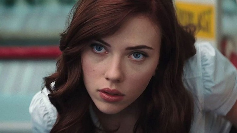 Natasha Romanoff looks intense in 