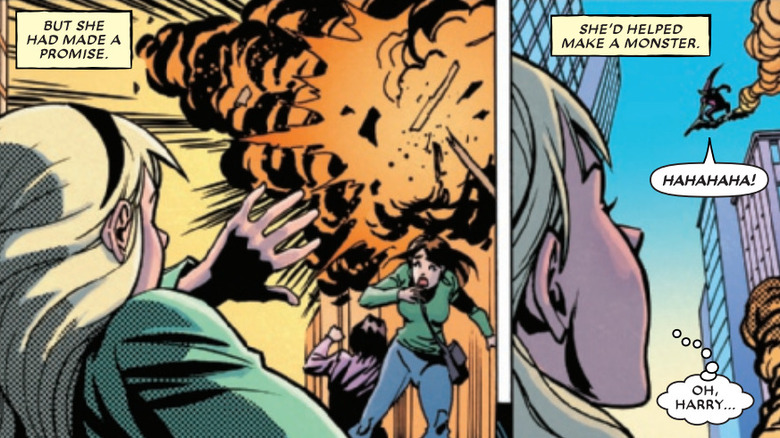 Gwen Stacy creates a new Green Goblin