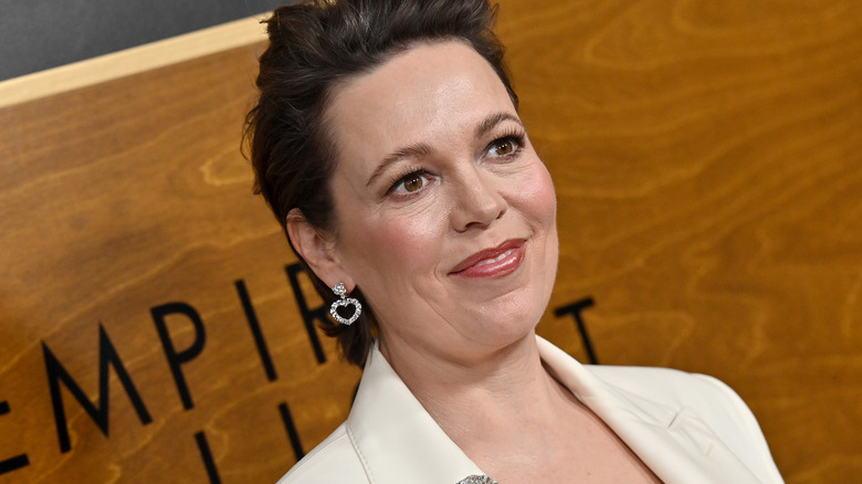 Olivia Colman smiling