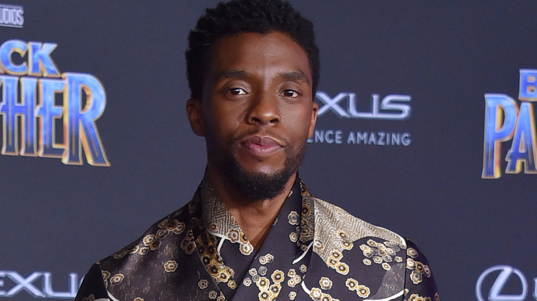 Chadwick Boseman at Black Panther premiere