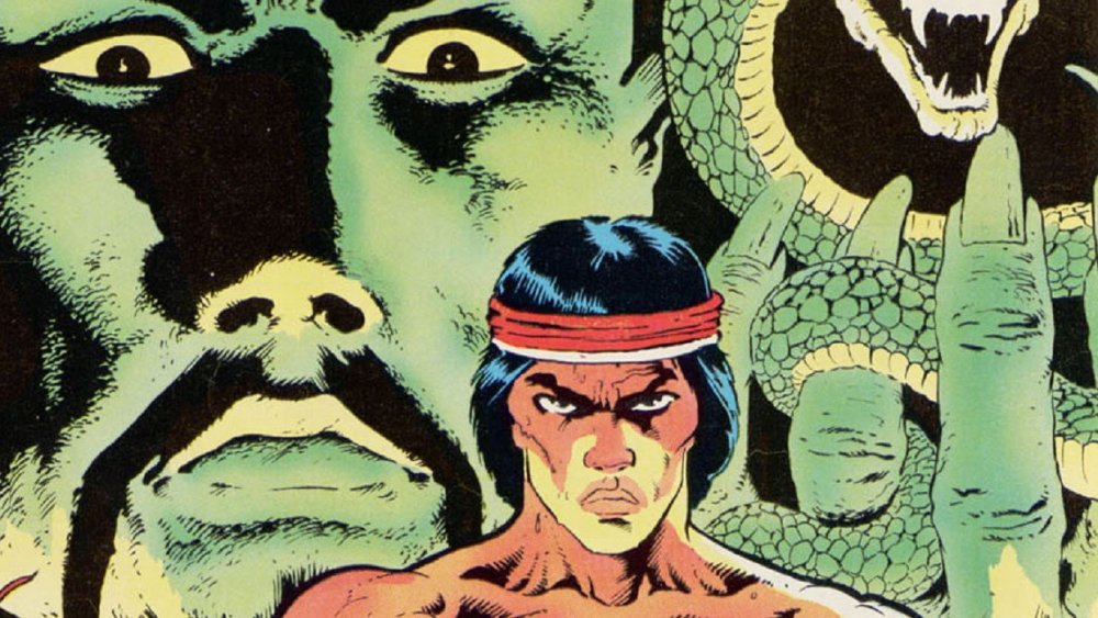 Fu Manchu watching over Shang-Chi