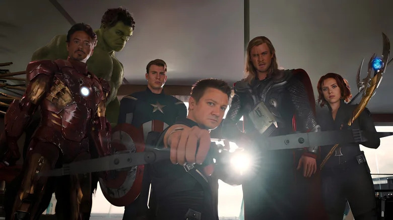 The Avengers assemble