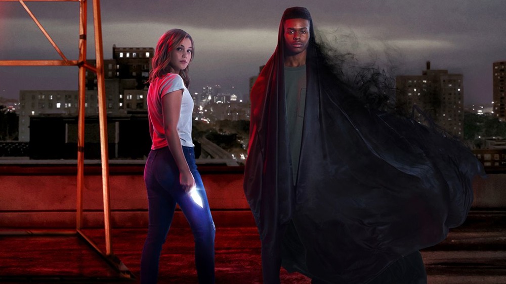 Olivia Holt as Tandy Bowen and Aubrey Joseph as Tyrone Johnson in Cloak & Dagger