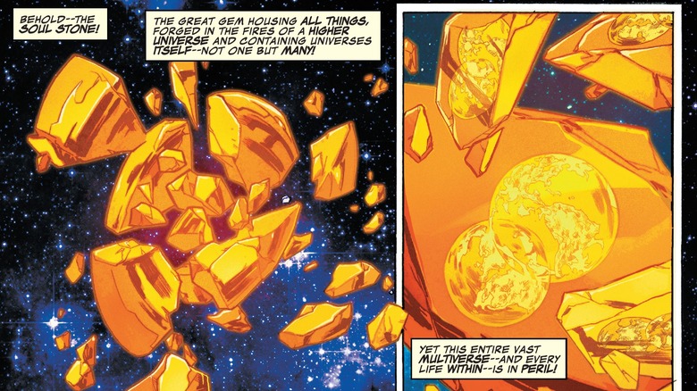 The fractured Soul Stone in Secret Warps: Iron Hammer Annual #1