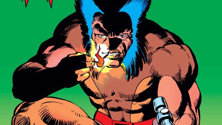 Wolverine smoking