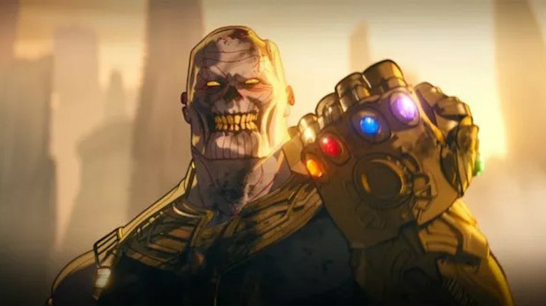 Zombie Thanos with Infinity Gauntlet