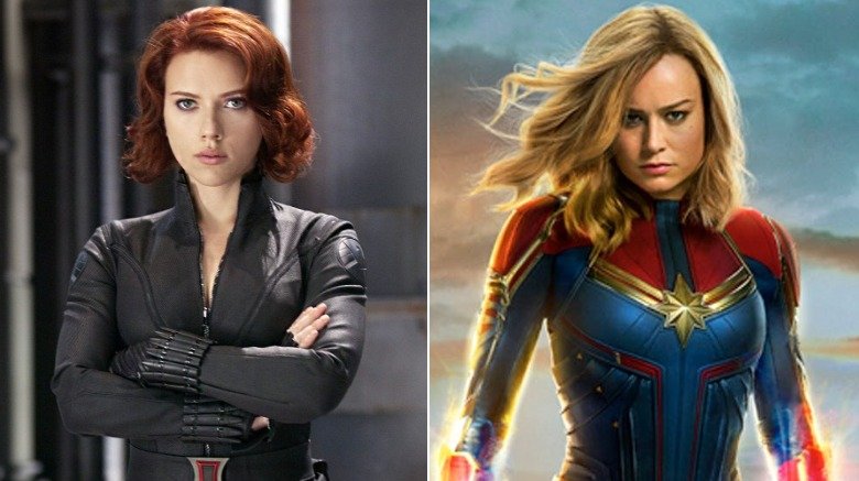 Black Widow, Captain Marvel