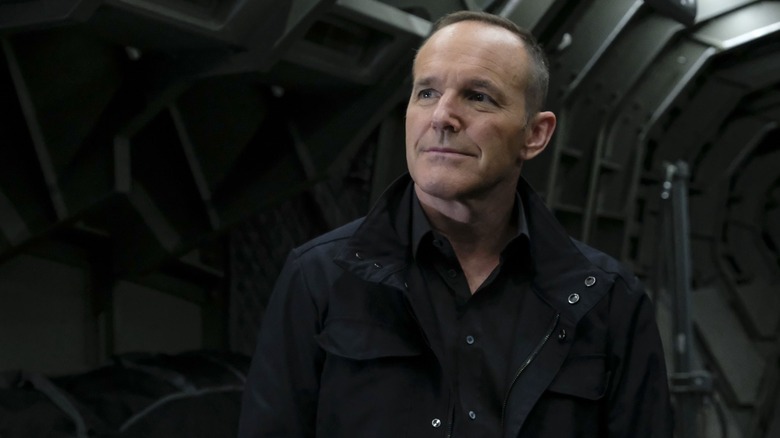 Phil Coulson smiling