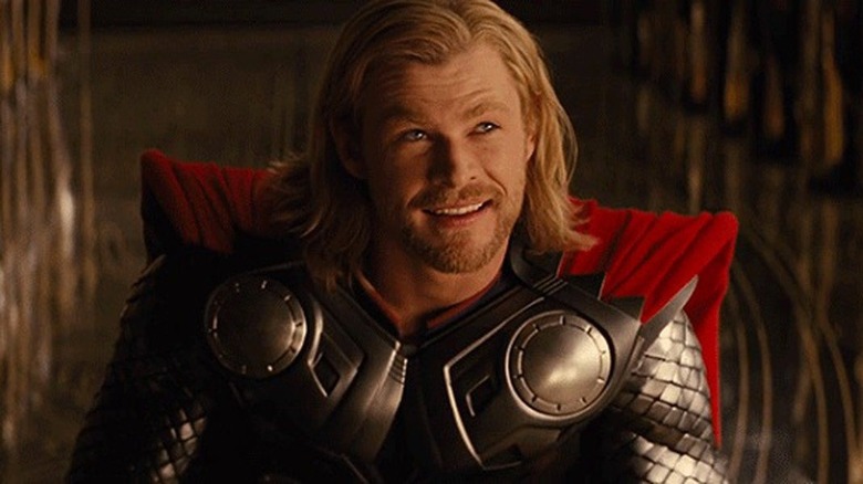 Thor smiling