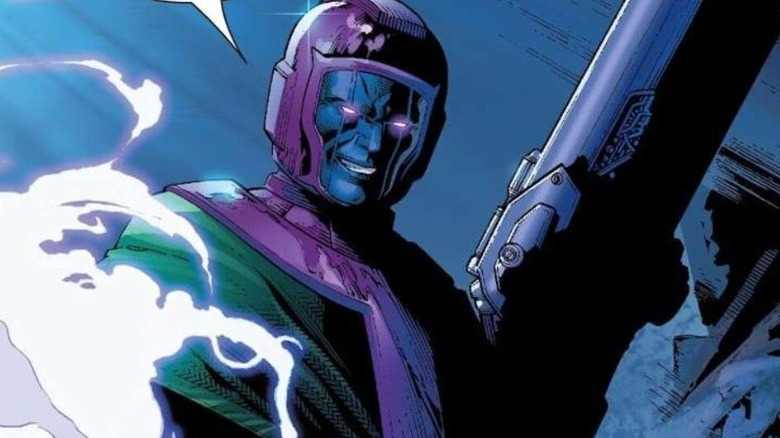 Kang holding large gun