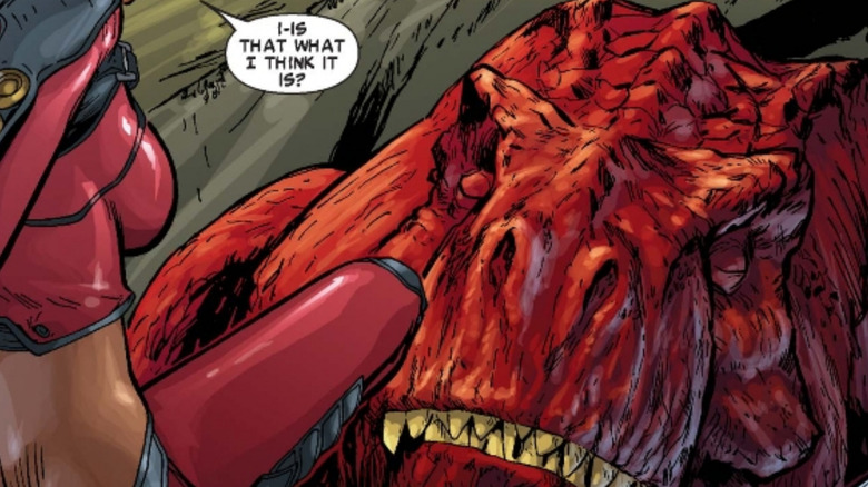 Misty Knight finds Devil Dinosaur