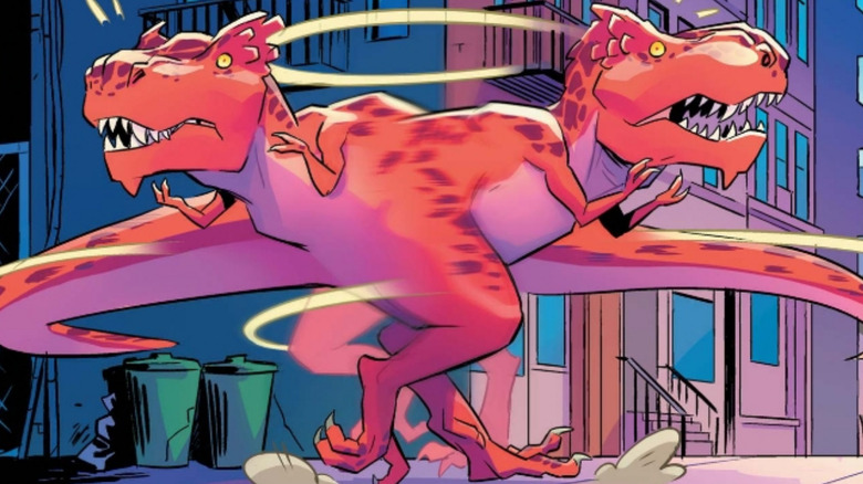 Devil Dinosaur is confused