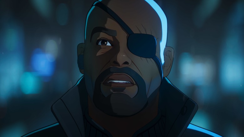 Nick Fury looks shocked