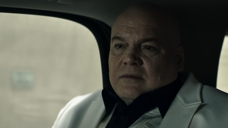 Kingpin scowling