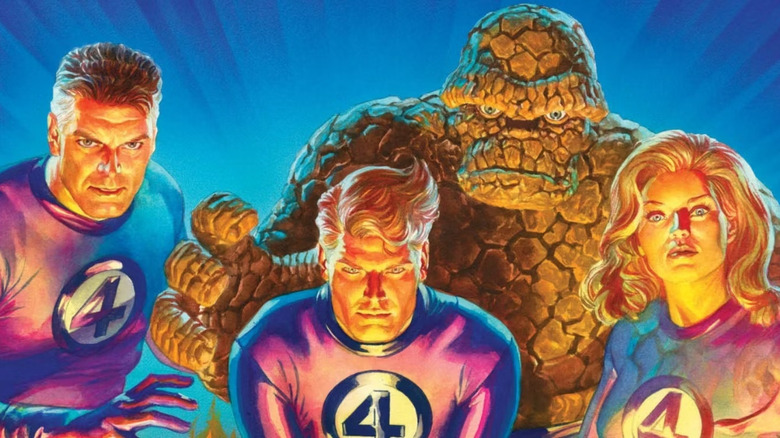 Fantastic Four staring ahead