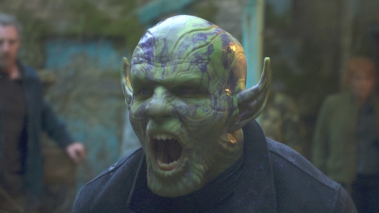 Lead Skrull shouting