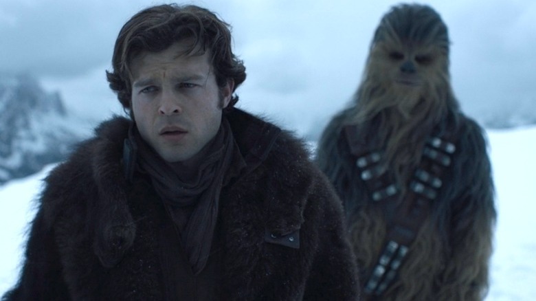 Han Solo and Chewbacca on Vandor