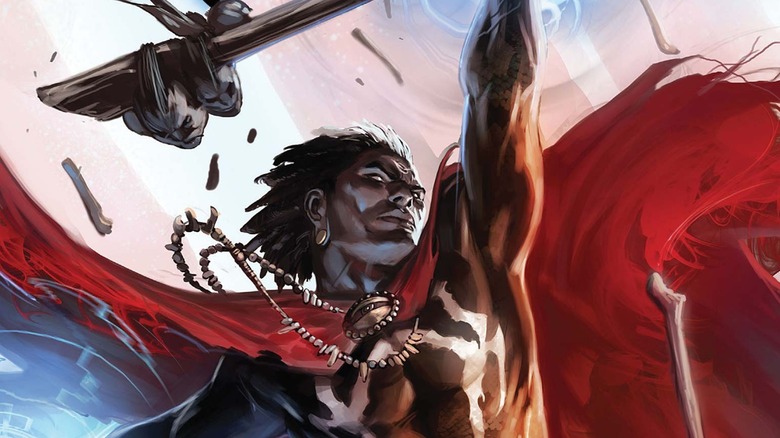 Doctor Voodoo wielding staff