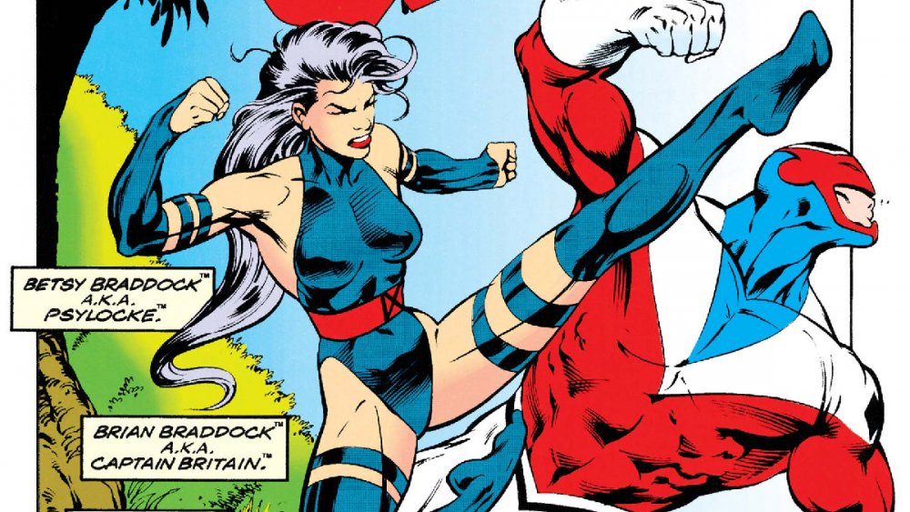 Psylocke and Captain Britain, powerful Marvel siblings