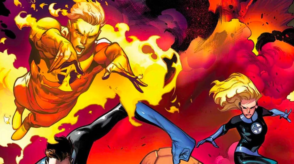 Invisible Woman and Human Torch, powerful Marvel siblings