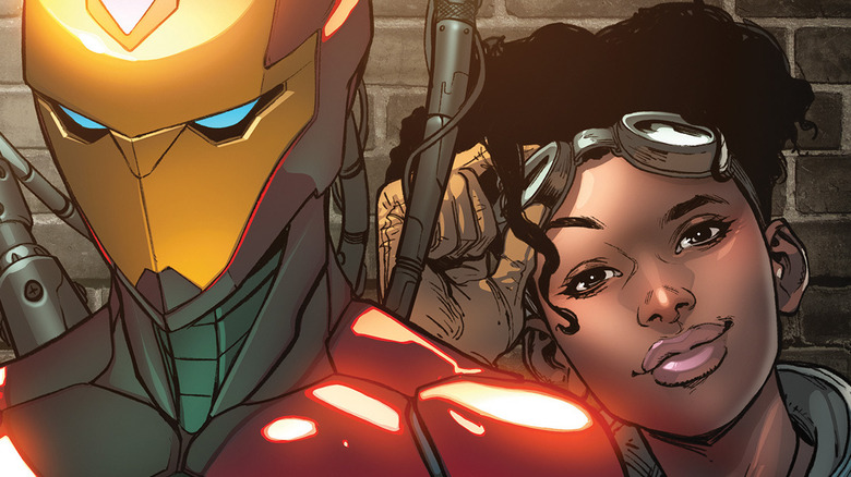 Riri Williams with Ironheart suit