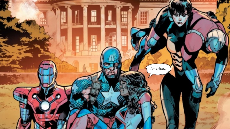 The Ultimates walk away from the White House