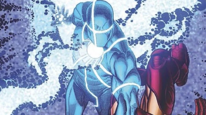 Quantum uses his powers