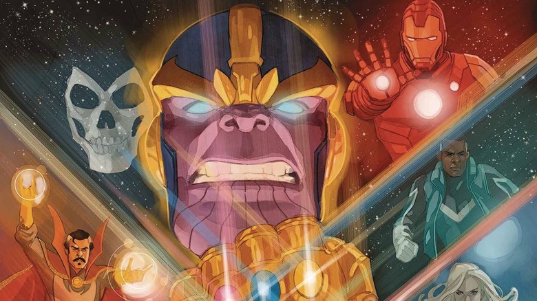 Thanos wielding the Infinity Gauntlet