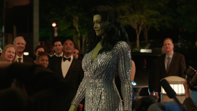 She-Hulk on red carpet