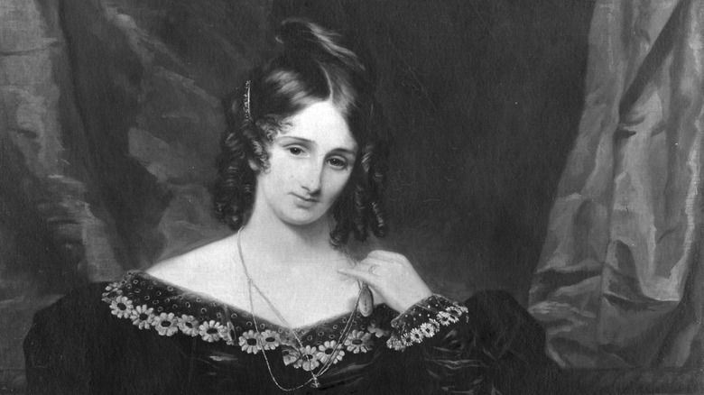 A portrait of author Mary Shelley 