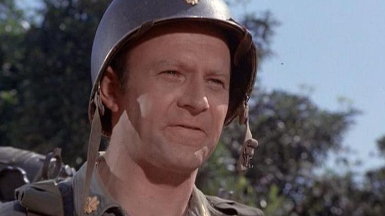 Major Frank Burns in helmet