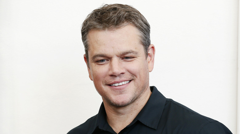 Matt Damon looking concerned