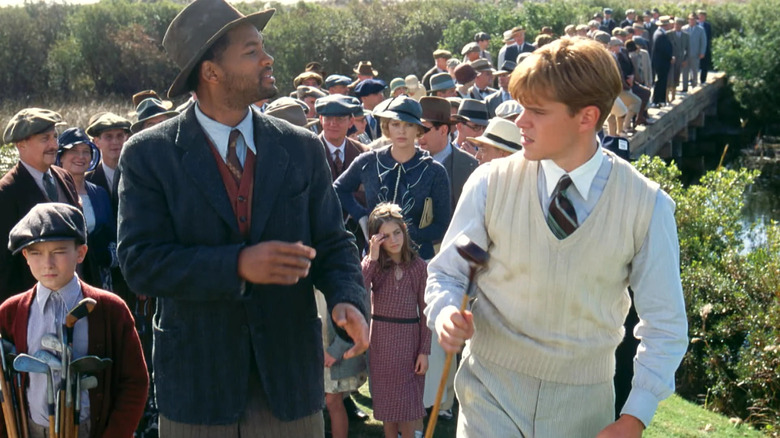 Will Smith, Matt Damon golfing