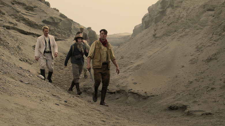 George, Grace, and Sheldon trek the desert