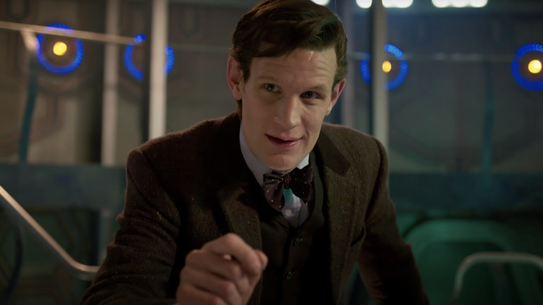 Eleventh Doctor smiling