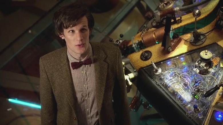 The Doctor in the TARDIS