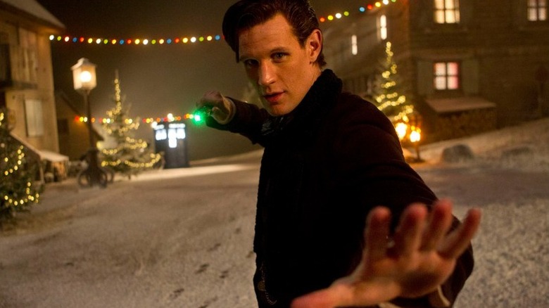 Actor Matt Smith appearing in a Christmas special 'Doctor Who'