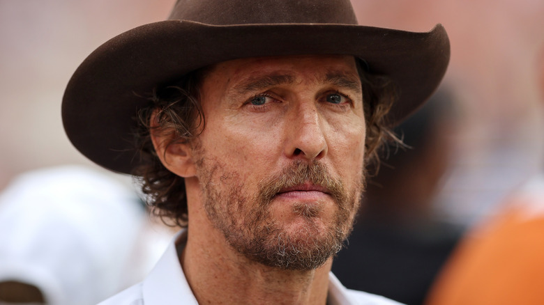 Matthew McConaughey wearing cowboy hat