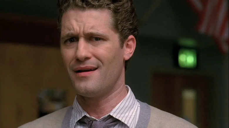 Will Schuester frowning