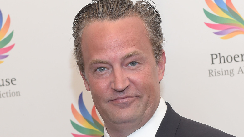 Matthew Perry smiling