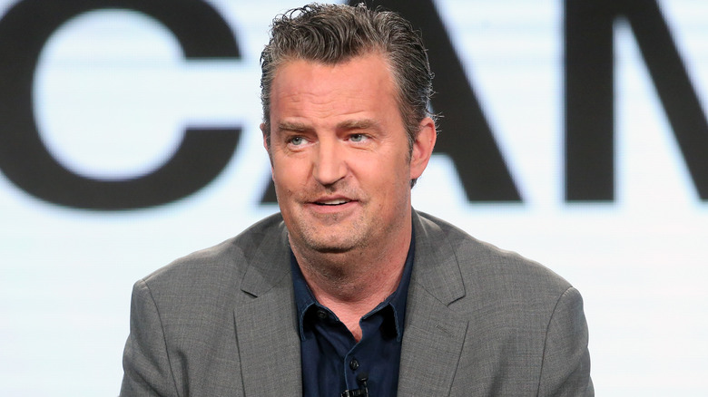 Matthew Perry talking