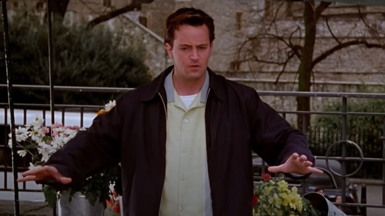 Chandler Bing getting his balance