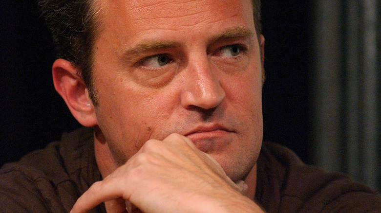 Matthew Perry thinking